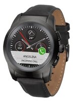 Часы MyKronoz ZeTime Premium Petite brushed titanium black flat leather