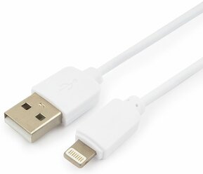 USB кабель Гарнизон GCC-USB2-AP2-0.5M-W, Lightning 8P, 0.5 м