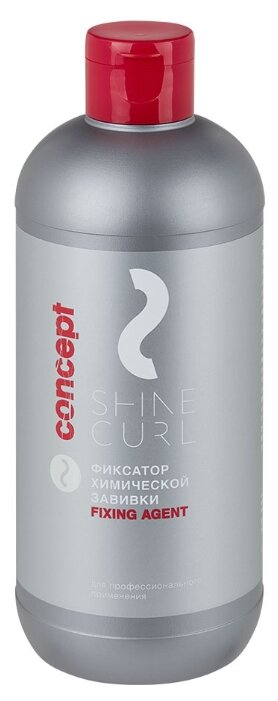 Concept Shine Curl Фиксатор химической завивки волос Fixing Agent, 500 мл