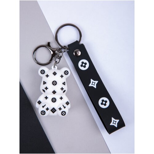 Брелок Kyle гладкая фактура белый 350₽