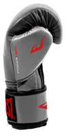 Боксерские перчатки Everlast Powerlock PU black/pink 12 oz