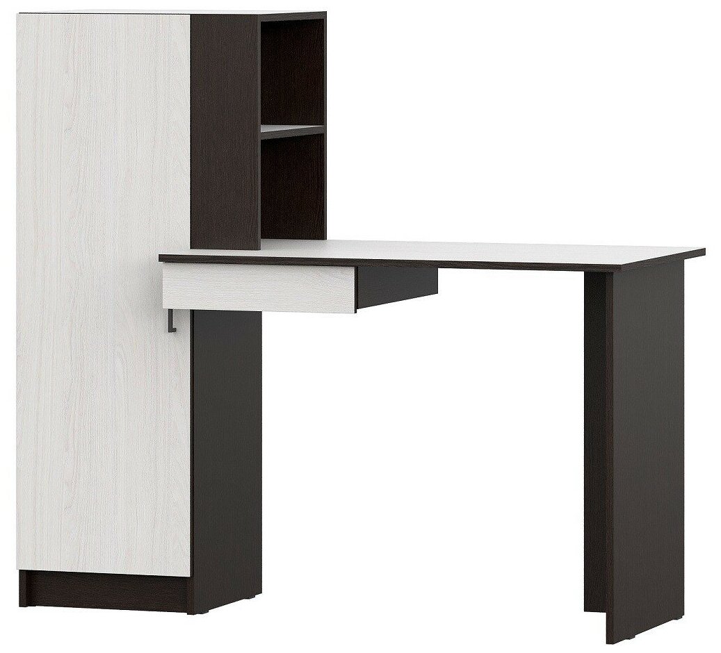 фото Модульная система "Виста 1" Стол компьютерный (Дуб Венге - Ясень Анкор светлый)