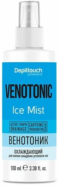 DEPILTOUCH PROFESSIONAL Венотоник, охлаждающий эффект, снимает усталость в ногах, 100 мл