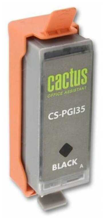 Картридж Cactus CS-PGI35 черный - фото №4