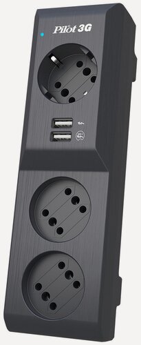 Изображение товара Сетевой фильтр ZIS Pilot 3G 3м Grafit