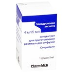 Золедроновая кислота конц. пригот. р-ра д/инф. 4мг/5мл фл. №1 - изображение