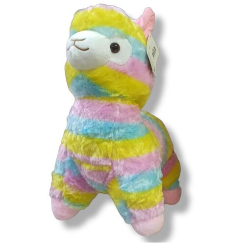 Мягкая игрушка Альпака разноцветная 50 см