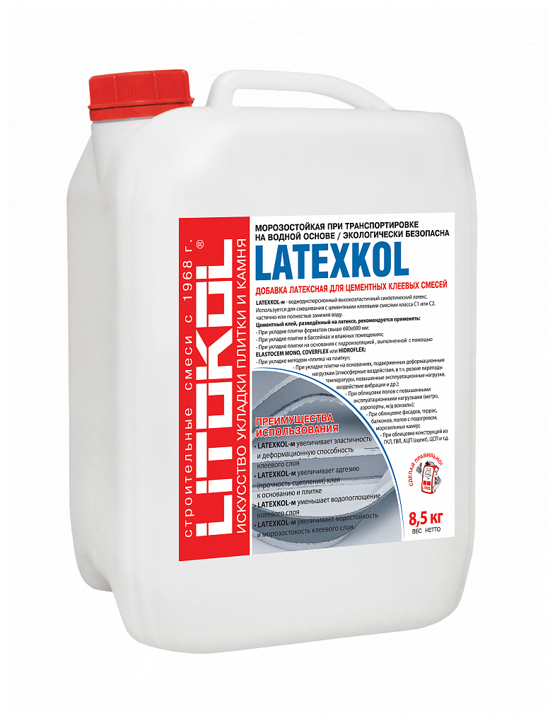 Латексная добавка LATEXKOL M (8,5 кг)