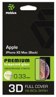 Защитное стекло Mobius 3D Full Cover Premium Tempered Glass для Apple iPhone XS Max черный