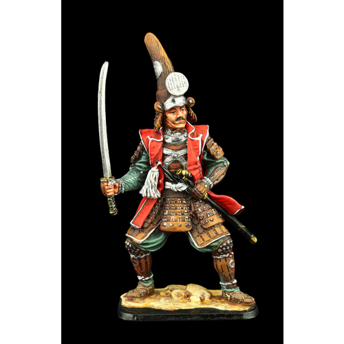 Оловянный солдатик SDS: Като Киёмаса, 1590-е годы. Япония оловянный солдатик sds асигару япония 1600 год