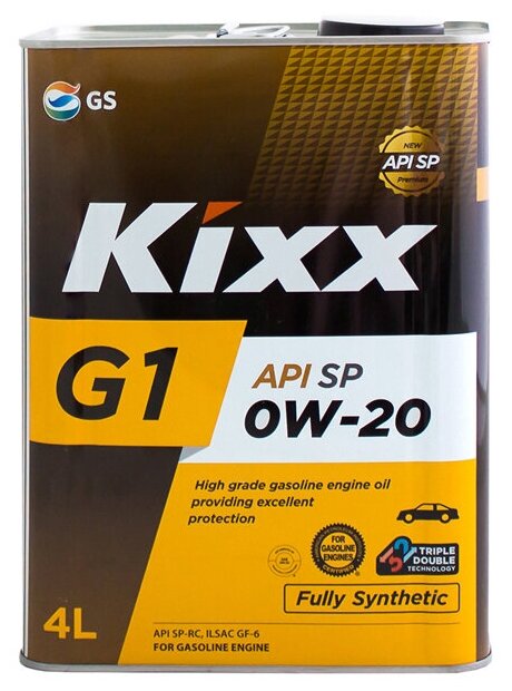 Масло моторное Kixx G1 SP 0W-20 /4л синт.