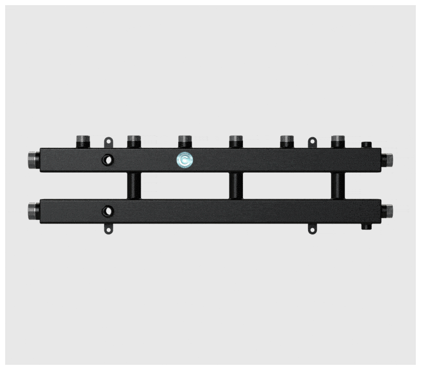 Гидравлический коллектор универсальный Коллектор Север-КМ4 (сталь 09Г2С) до 70 кВт 1925022