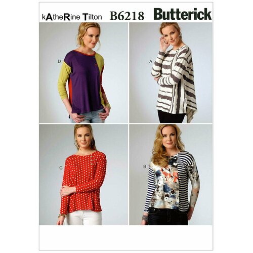 Выкройка BUTTERICK №6218 Туника выкройка butterick 6269 туника