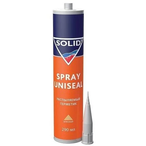 Герметик распыляемый Solid SPRAY UNISEAL бежевый 290мл