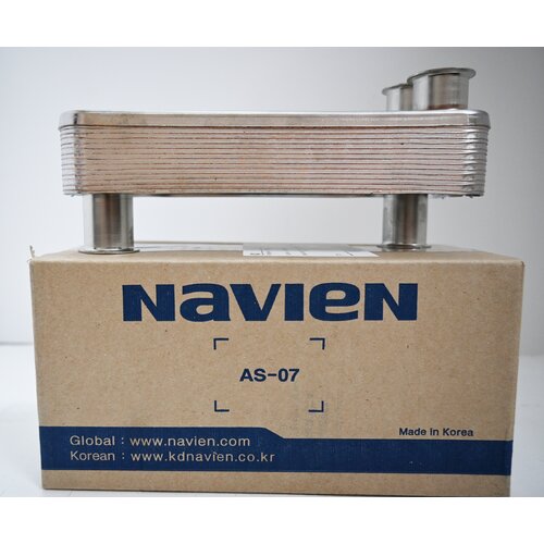 Теплообменник вторичный ГВС Navien: Deluxe, Prime Coaxial, Smart Tok Coaxial, Deluxe Plus Coaxial, Ace, 30005005A