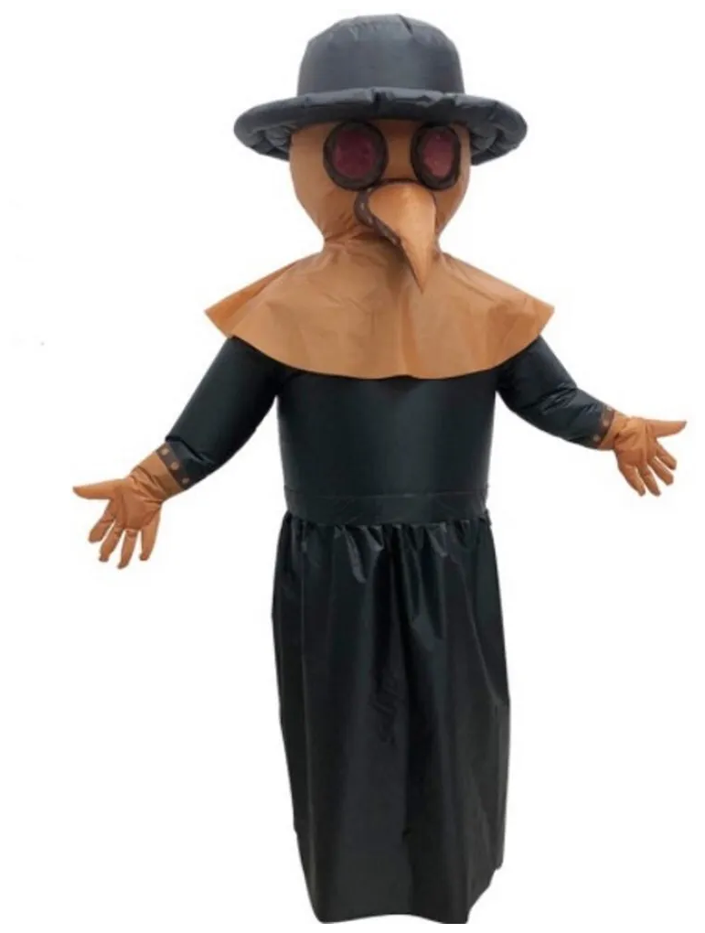 Костюм надувной маскарадный Чумной доктор-Клюв на Хэллоуин