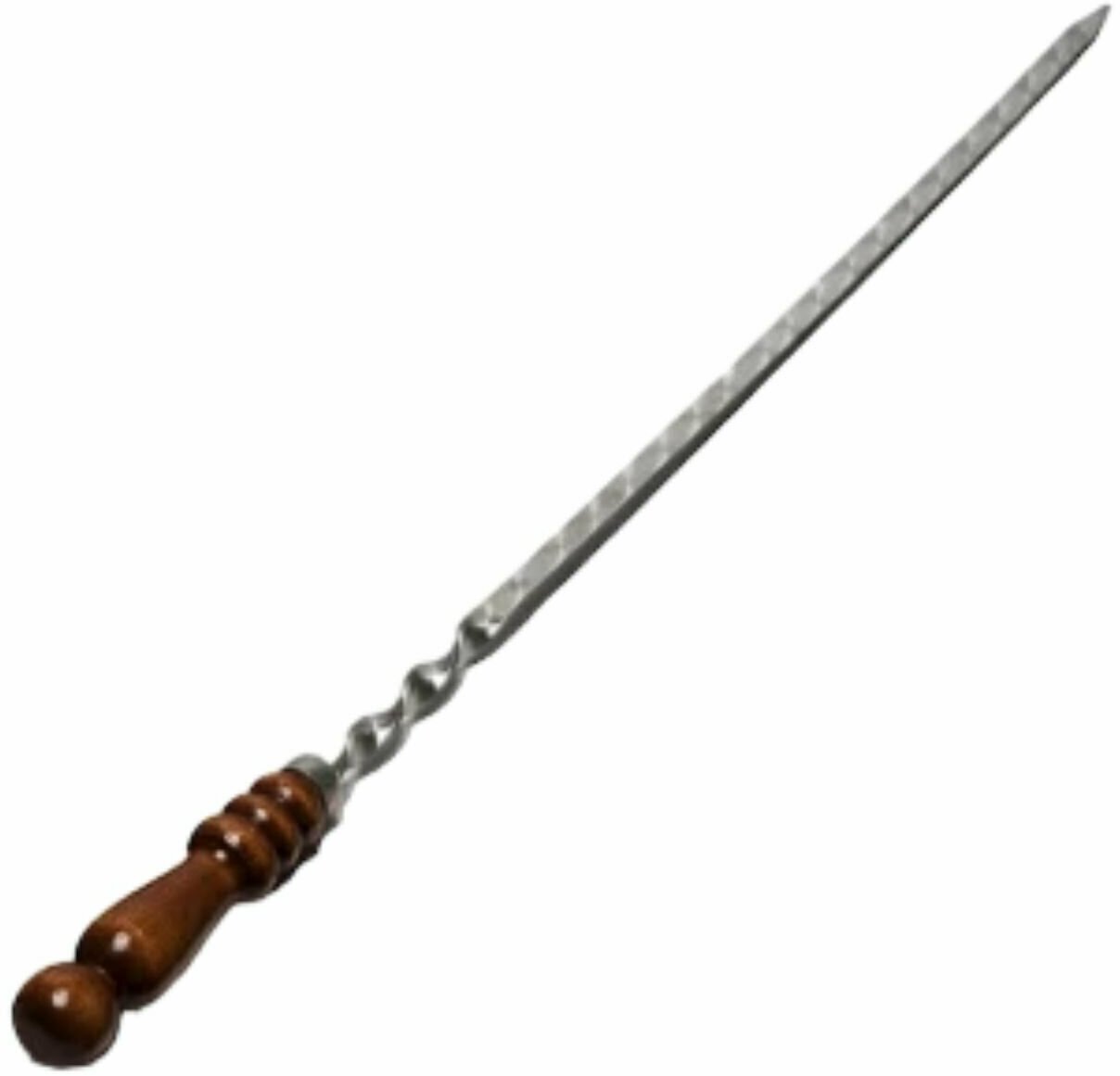 Шампура для мангала - Набор шампуров с деревянной ручкой и чехлом - фотография № 3