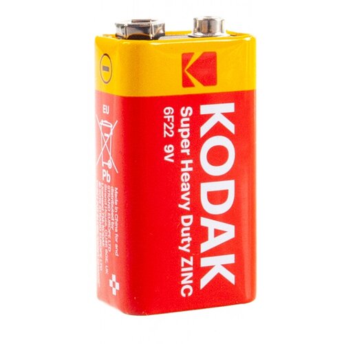 Солевая батарейка KODAK 6F221BL EXTRA HEAVY DUTY K9VHZ1B