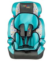 Автокресло группа 1/2/3 (9-36 кг) Liko Baby LB-515 кирпичный/лен