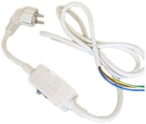 Сетевой шнур/кабель с УЗО для водонагревателя 16А, 1,4м