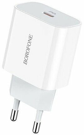 Зарядное устройство Borofone BA38A Plus Speedy 1xUSB PD20W White