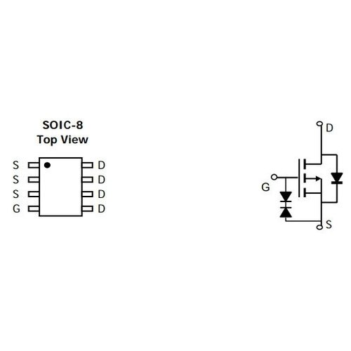 Микросхема AO4427 P-Channel MOSFET 30V 12.5A SO-8