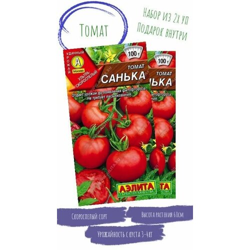 Томат Санька (20 семян), 2 пакета