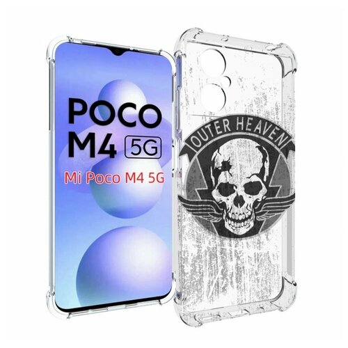 Чехол MyPads Metal Gear Solid V Outer Heaven для Xiaomi Poco M4 5G задняя-панель-накладка-бампер чехол mypads metal gear solid v outer heaven для infinix hot 20 5g задняя панель накладка бампер