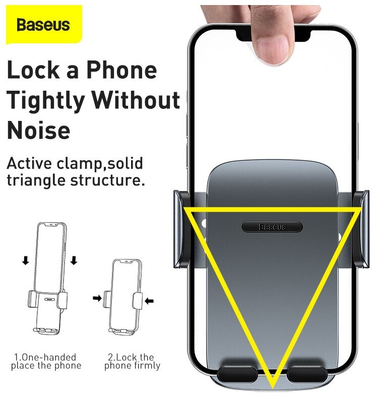 Держатель Baseus Easy Control Pro Clamp Tarnish SUYK010114