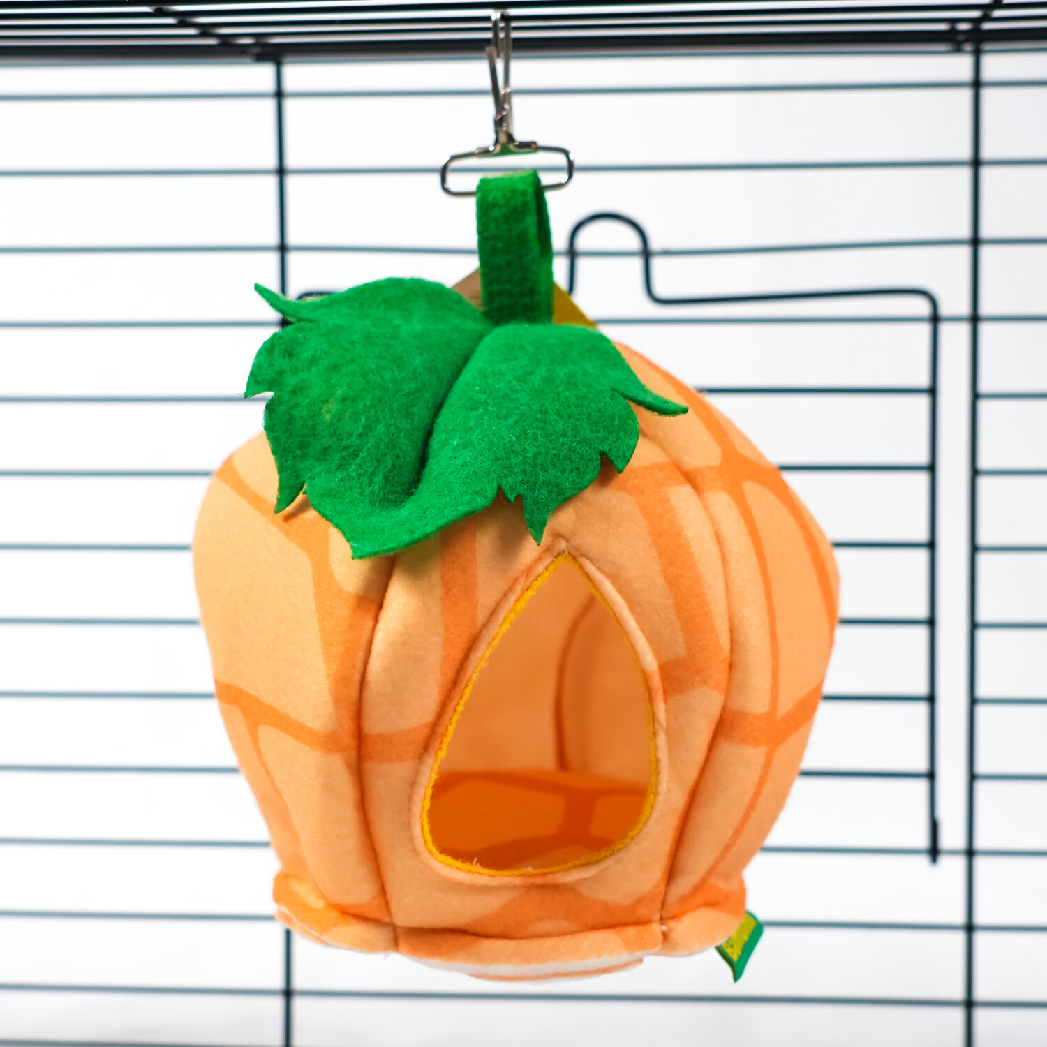 Bambini Pets домик из фетра Тыковка для грызунов и хорьков 18 х 18 х 15 см Оранжевый