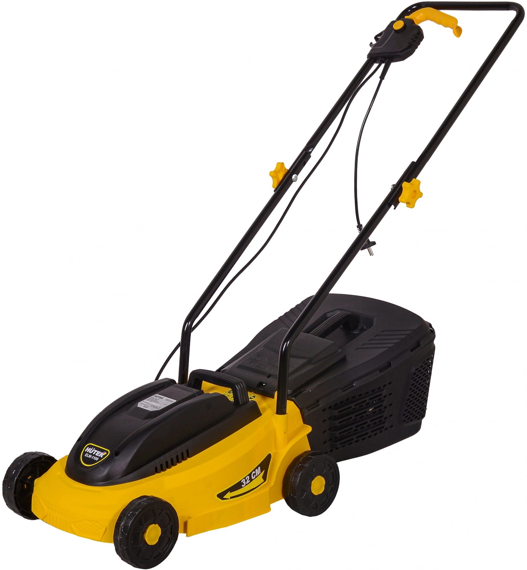 Газонокосилка HUTER ELM-1100 70/4/2, роторная, 1100Вт, 30-60мм