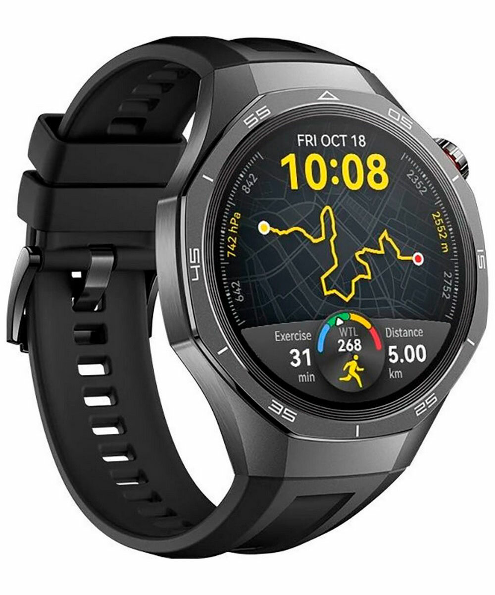 Смарт-часы Huawei Watch GT 5 Pro (55020DGH), HarmonyOS, Black