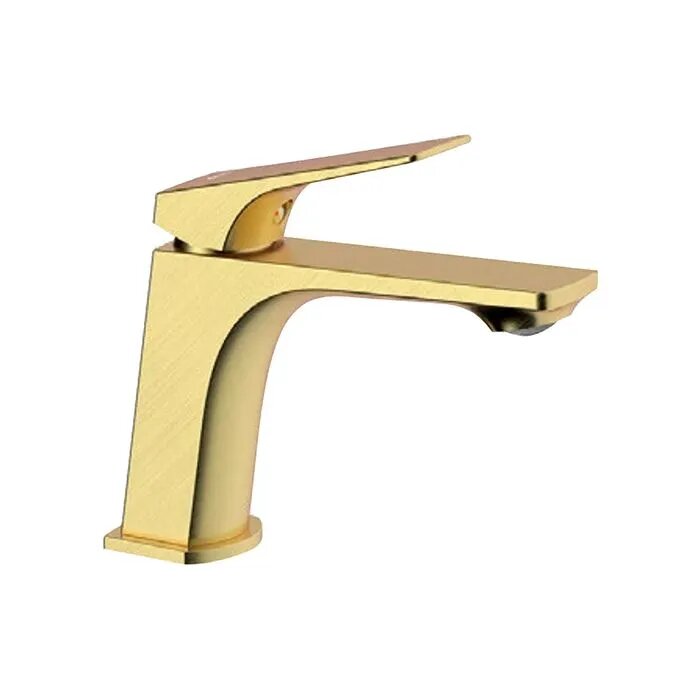 Смеситель для раковины Frap F1087-3, сатин золотой