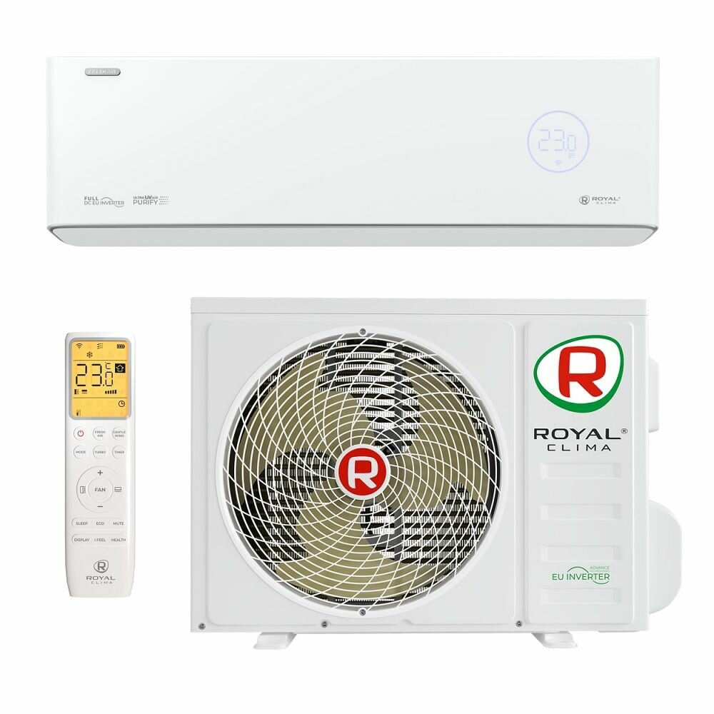 Инверторная сплит-система бризер ROYAL CLIMA серии ROYAL FRESH STANDARD Full DC EU Inverter RCI-RFS28HN (комплект)