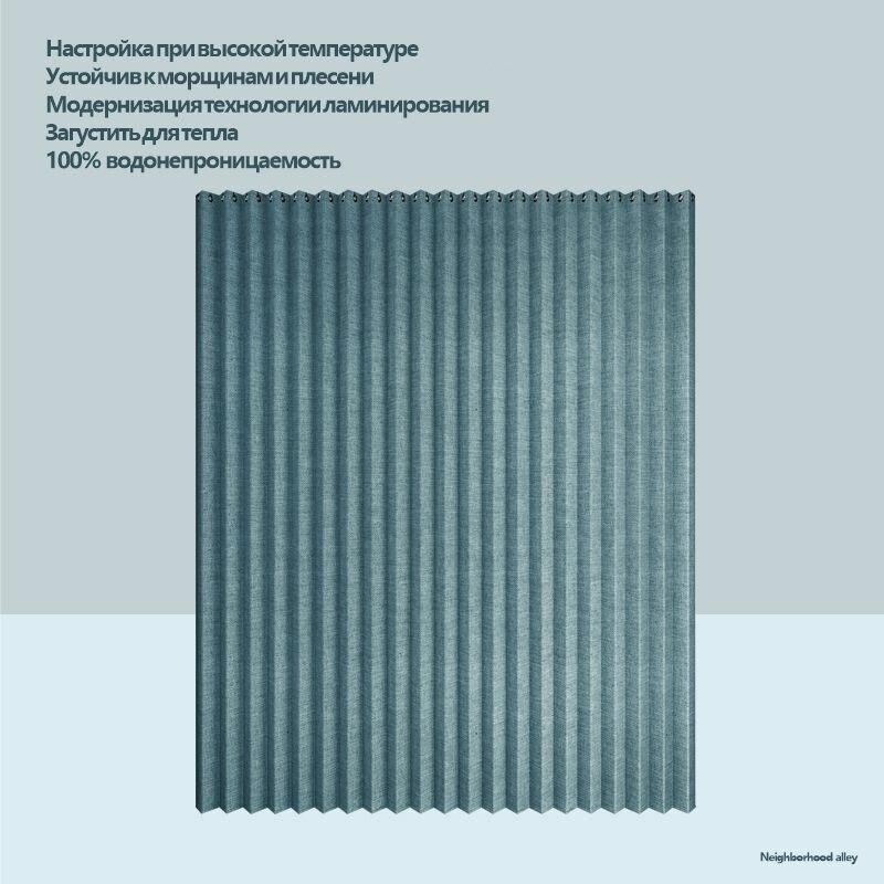 Шторы для ванной, 100% модернизированный ламинат водонепроницаемый, имитация льна, качественная складная, Плотность ткани 260 г/кв. м