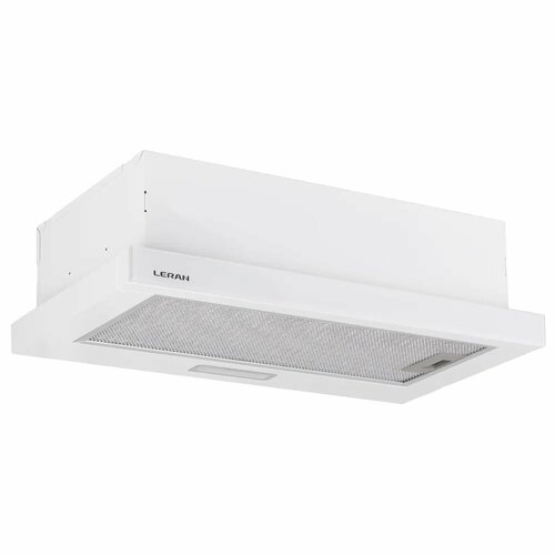 Вытяжка LERAN BH 6032W, встраиваемая, отвод/циркуляция, 60см, 400м3/ч
