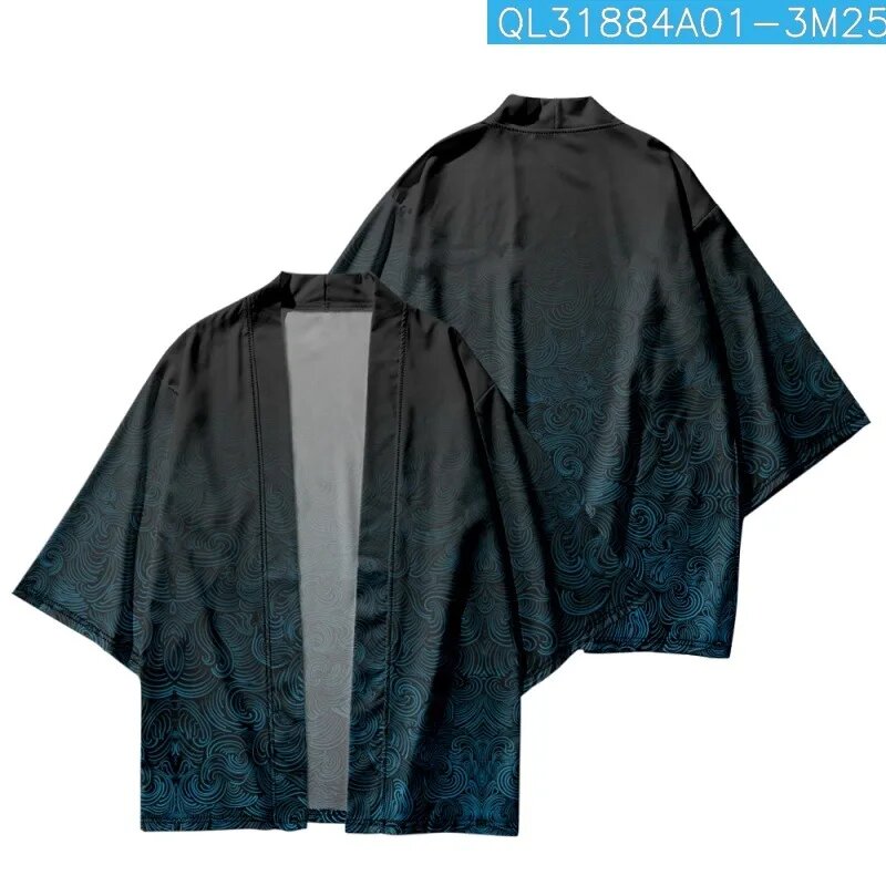 Мужской японский кимоно из полиэстера 4XL kimono 1