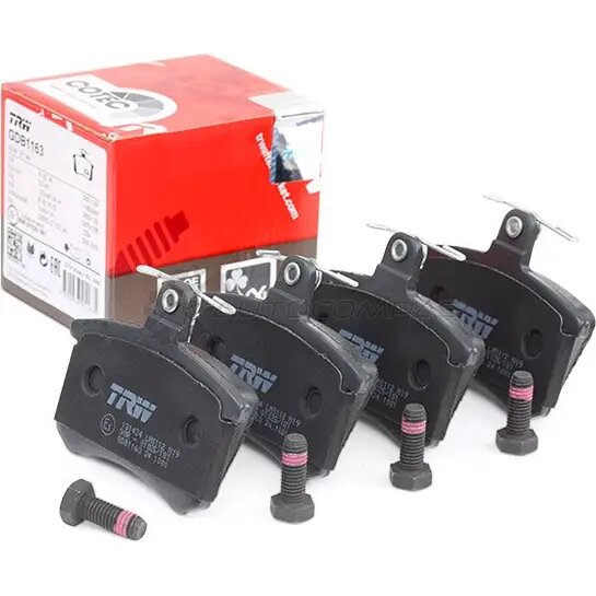 TRW GDB1163 Колодки зад. AUDI 80, 90, 100, A4, A6, V8, комплект