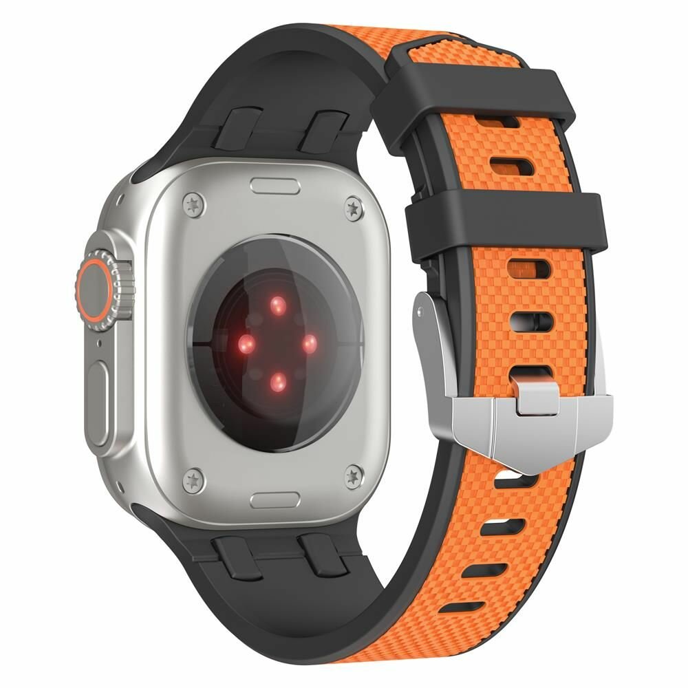 Силиконовый Ремешок Для Часов Из Пятнистого Дуба, Совместим С Apple Watch Серии 1-9 SE ULTRA, iWatch Размером 44мм 45мм 42мм 49MM