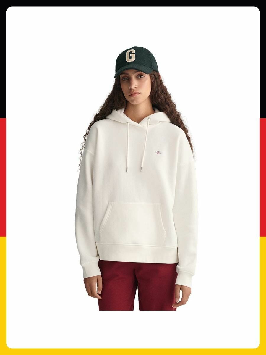 Худи спортивное GANT, размер -L, , белый
