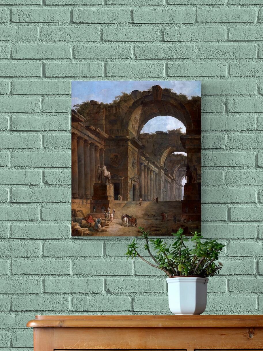 Юбер Робер "Фонтаны". Картина 60х50 см — фото 1