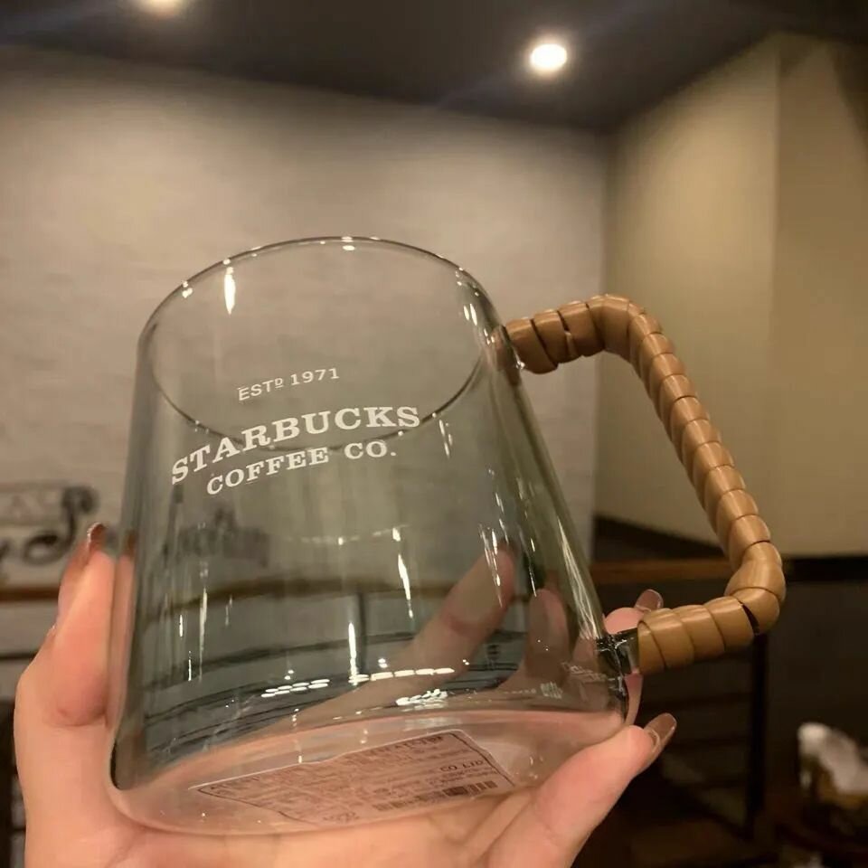 Кружка Starbucks, стекло, высокотемпературная, чашка молока, чашка кофе, 473 мл — фото 1