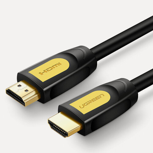 Изображение товара Кабель Ugreen HDMI-HDMI 4K, цвет желтый/черный, 3 метра (10130)