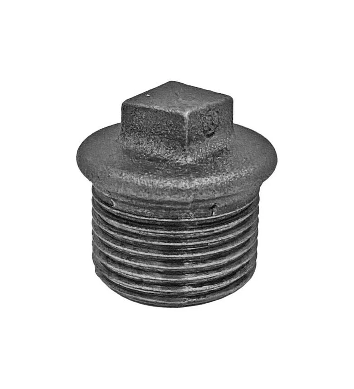 Заглушка Fittex Plus, чугун, Ду 15, диаметр резьбы ½", соединение наружное