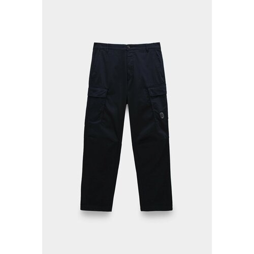 фото Брюки карго c.p. company stretch sateen loose cargo pants, размер 54, cиний
