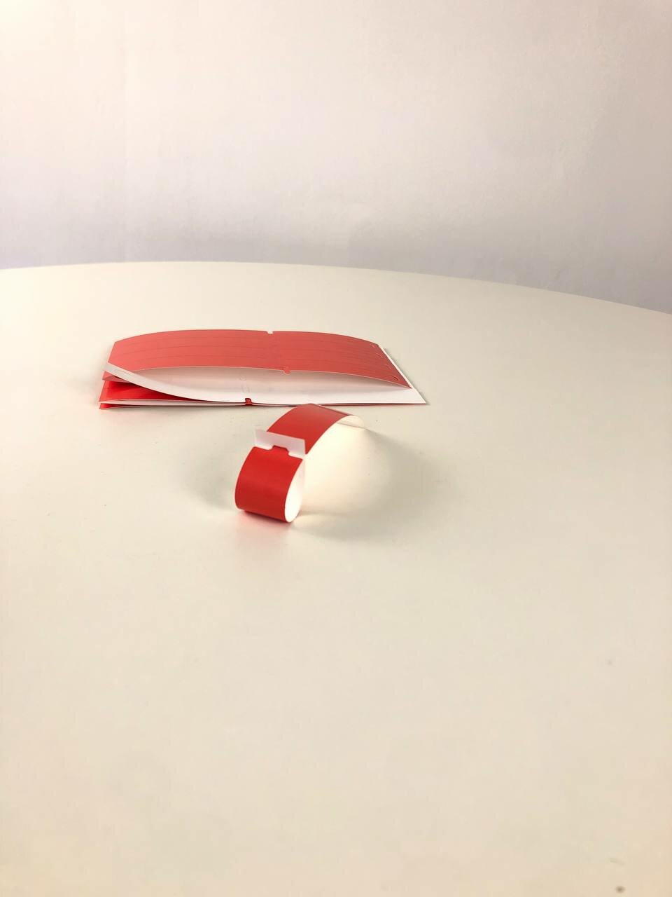 Садовые бирки Петельки 20*165 мм красные 25 шт — фото 1