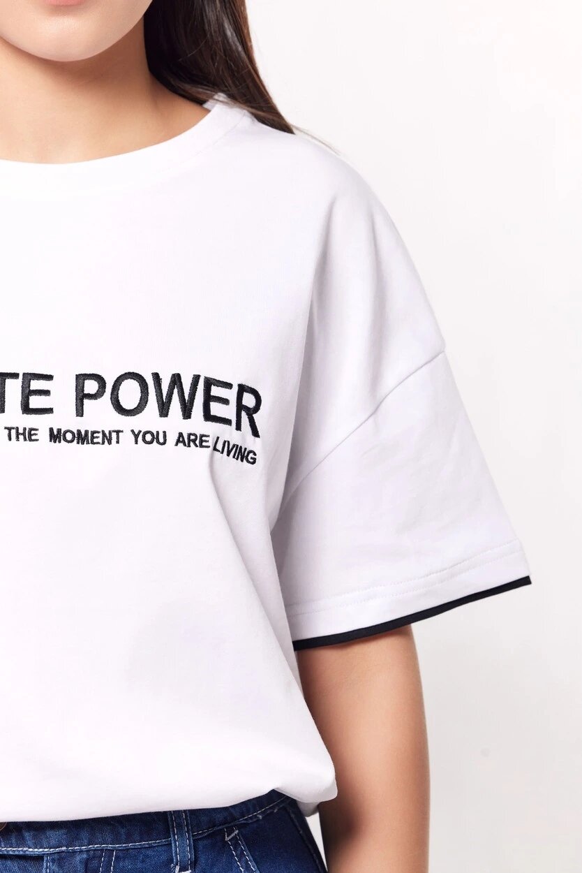 Футболка Selfie, размер S, белый — фото 1