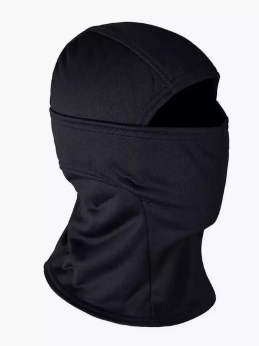 Балаклава  Осень-Зима 2024-2025 для мужчин, размер единый, черный