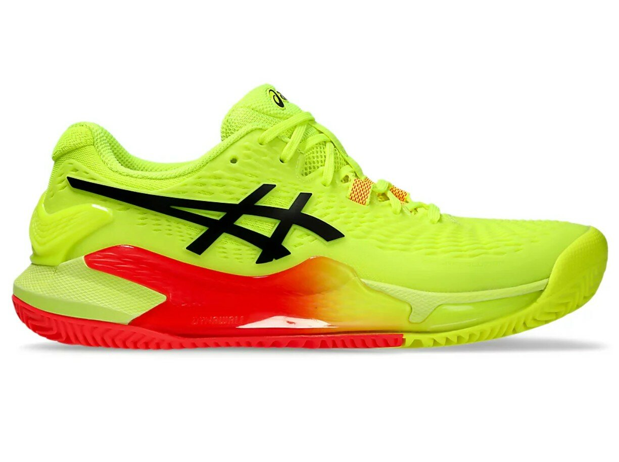 Кроссовки ASICS GEL-RESOLUTION 9 PARIS, размер 7, yellow/black