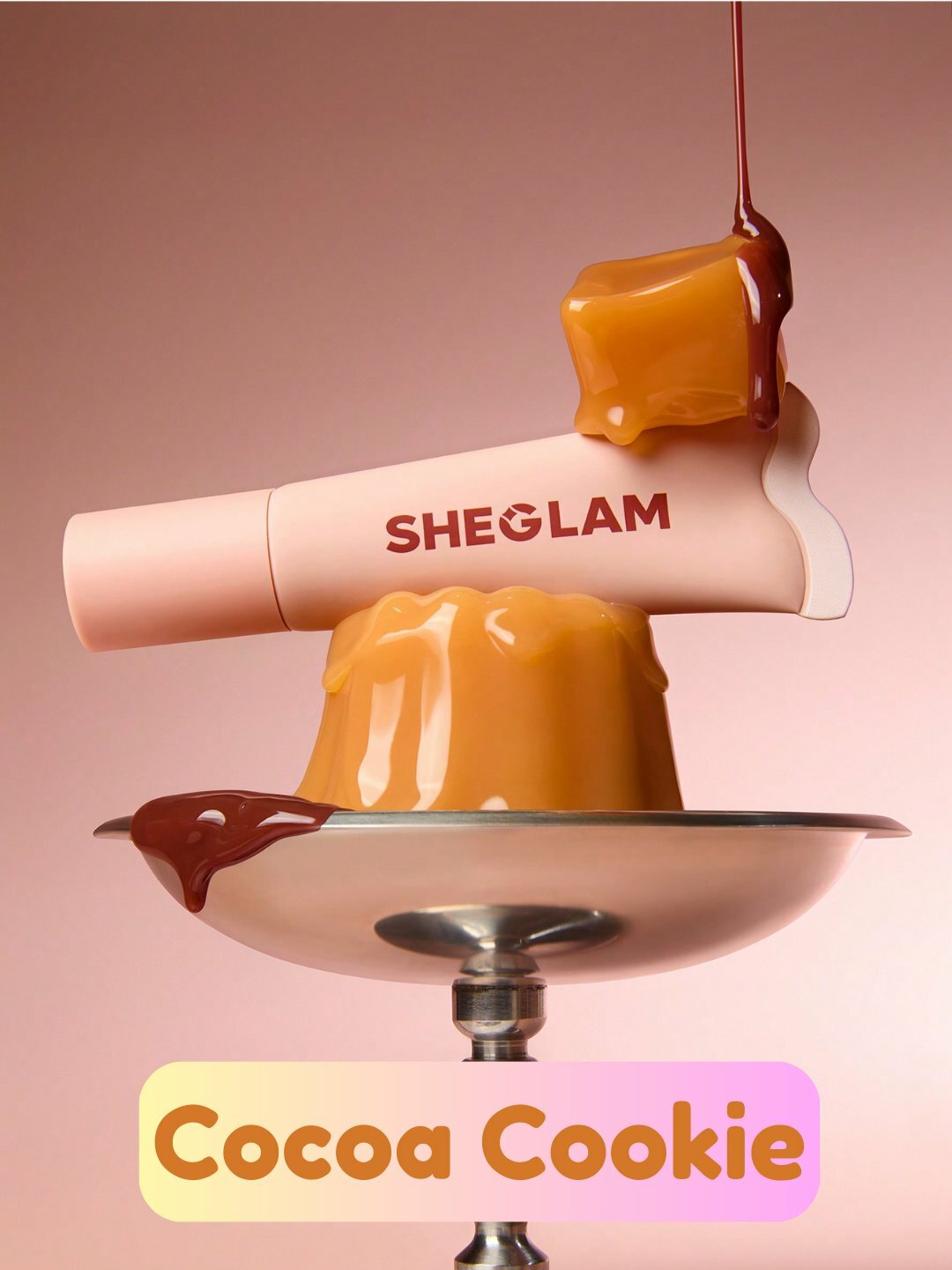 Блеск для губ SHEGLAM Crystal Glaze, Увлажнение, Блеск, Вау-эффект! Cocoa Cookie